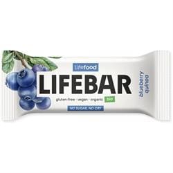 LifeFood Organic Lifebar Blueberry Quinoa RAW 40 g