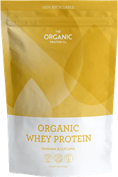 Banana & Lucuma Organic Whey Protein Powder 600g