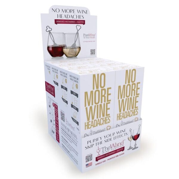 PureWine Wine Purifier - 8 pack - Silver & Gold - Image 2