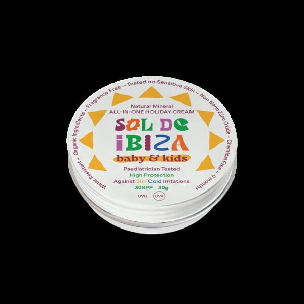 Mini Tin Sol de Ibiza Baby & Kids Mineral all-in-one Cream SPF30