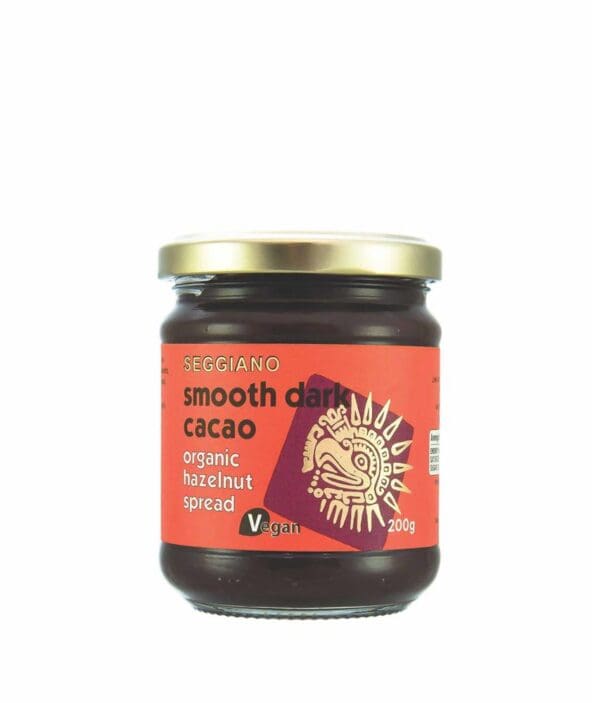 Seggiano Organic Smooth Dark Cacao Hazelnut Spread 200g - Image 2
