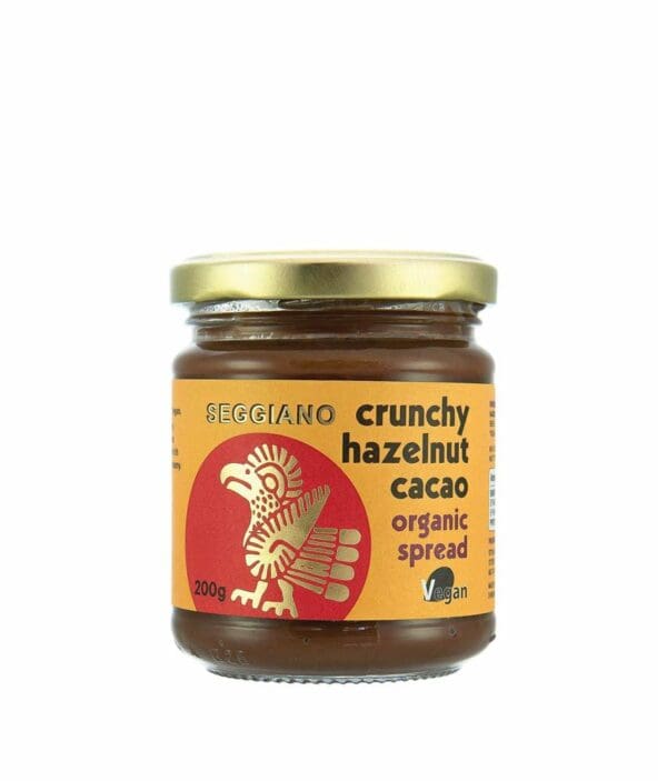 Seggiano Organic Crunchy Hazelnut Cacao Spread 200g - Image 2