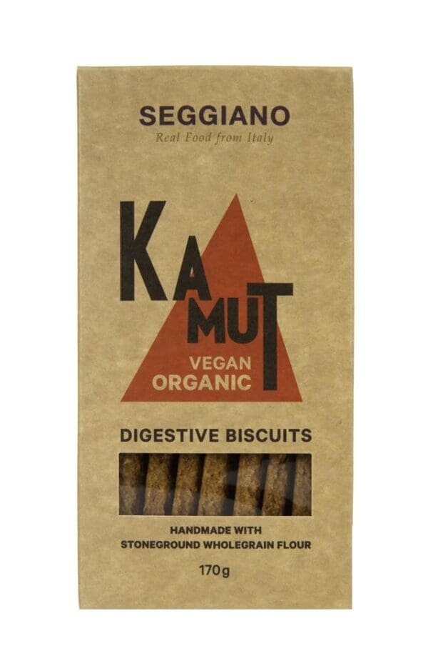 Seggiano Organic KAMUT Khorasan Digestive Biscuits 170g - Image 2