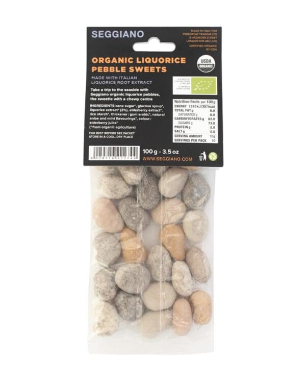 Seggiano Organic Liquorice Pebbles 100g - Image 2