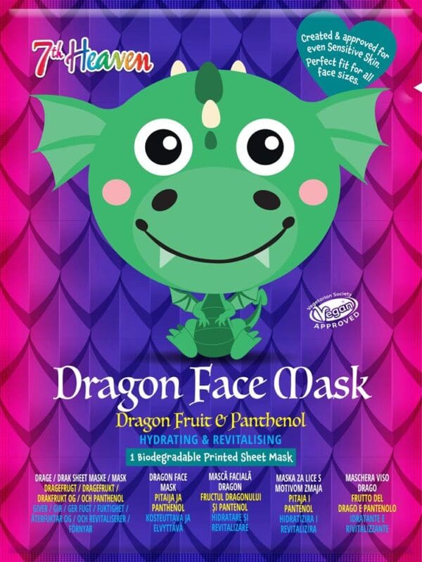7th Heaven Dragon Animals Face Sheet Mask - Image 2