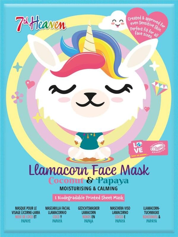 Llamacorn Animals Face Sheet Mask - Image 2