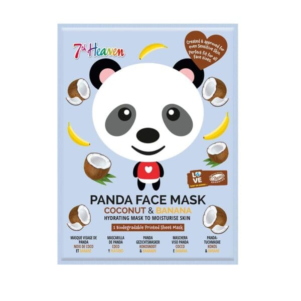7th Heaven Panda Animals Face Sheet Mask - Image 2