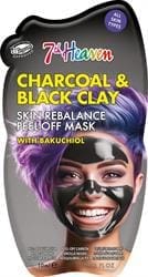 7th Heaven Charcoal Clay Peel-Off with Bakuchiol Face Mask