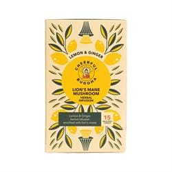 Cheerful Buddha Lion's Mane Lemon and Ginger Tea 15 Tea Bag