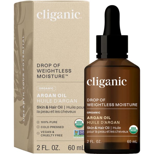 Cliganic Organic Argan Oil 2oz - Image 2