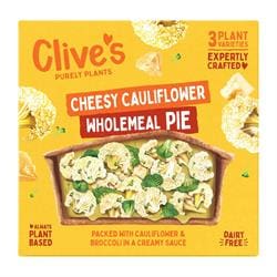 Clive's (Non Organic) Cheesy Cauliflower Wholemeal Pie 235g