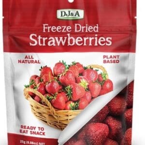 DJ&A Freeze Dried Strawberries 25g