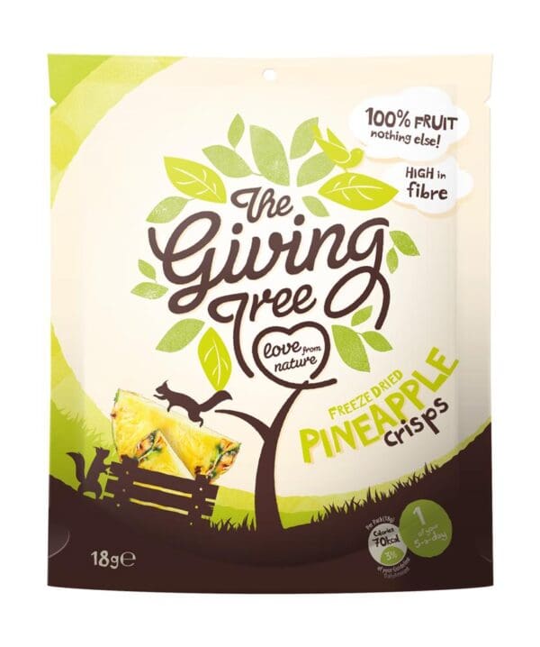 Freeze Dried Pineapple Crisps 18g
