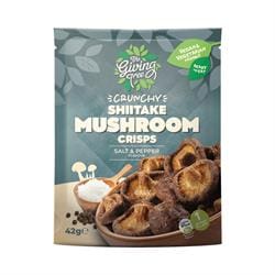 Vacuum Fried Shitake Mushroom With Salt & Pepper 42g