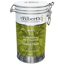 Mr Filberts Mediterranean Herb Inspired Mixed Nuts Gifting Tin Medium 140g