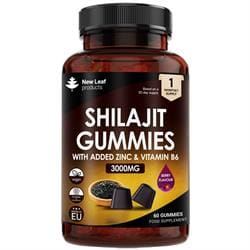 Shilajit + Zinc & Vitamin B6 3000mg 60 Vegan Berry Gummies