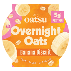 Oatsu Banana Biscuit Overnight Oats 160g