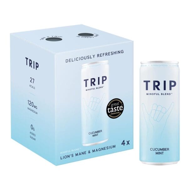 TRIP Cucumber Mint Mindful Blends Multipack 4 x 250ml