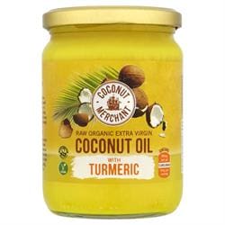 Raw Organic Raw Coconut Oil with Turmeric 500ml