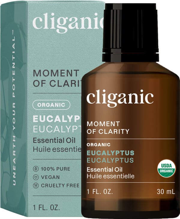 Cliganic Organic Eucalyptus Oil 1oz - Image 2