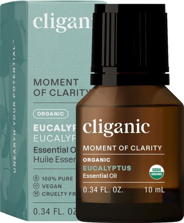 Cliganic Organic Eucalyptus Oil 10ml - Image 2
