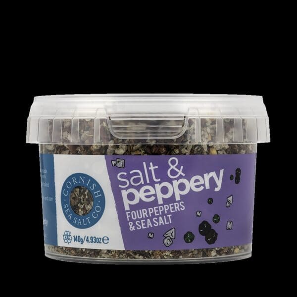 Salt & Peppery Cornish Sea Salt Blend 140g - Image 2