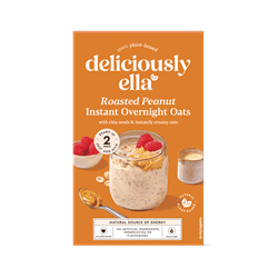 Deliciously Ella Roasted Peanut Instant Overnight Oats 380g