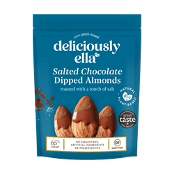 Deliciously Ella Salted Chocolate Dipped Almonds 81g