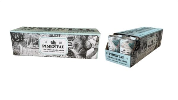 Pimentae Cucumber Tequila Margarita Cocktail 125ml - Image 2