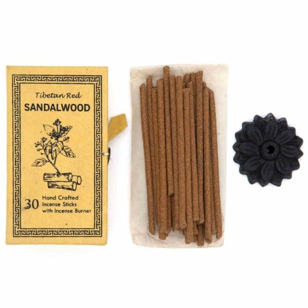 100% Natural Ingredients - Tibetan Sandalwood Incense Set - Image 2