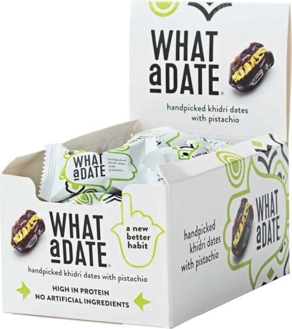 What a Date Organic Date with Pistachio - Singles 12g - Image 2