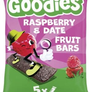 Goodies Kids Snack Raspberry & Date Fruit Bars Multipack 5x20g