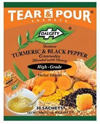Dalgety Instant Turmeric & Black Pepper Tea 30 Sachets