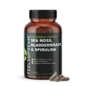Seamoss with Bladderwrack and Spirulina | 90 Capsules