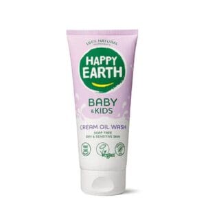 Happy Earth Cream Oil Wash Gel for Baby & Kids 200ml - Pack of 2