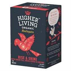 Nootropics Rise and Shine Tea - 15 bags - Pack of 2