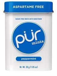 ASPARTAME FREE MINTS - Peppermint 30g Tin - Pack of 12