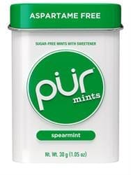 ASPARTAME FREE MINTS - Spearmint 30g Tin - Pack of 12