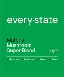 everystate Matcha + Mushroom Super Blend Sachet 7g - Pack of 20