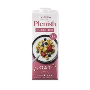 Plenish Enriched Gluten-Free Oat Milk 1 Litre - Pack of 2