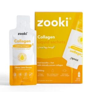 Zooki Collagen 5000mg Marine Citrus Lime 14 Sachets Box