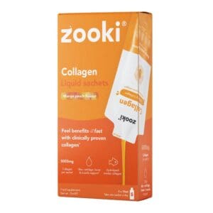 Zooki Collagen 5000mg Marine Mango Peach 5 Sachets Box