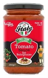 Free From & Vegan Tom Sauce for Bolognese 280g - Pack of 2