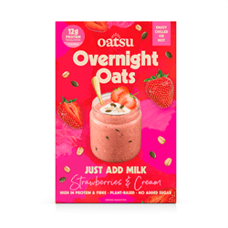 Oatsu Strawberries & Cream Just Add Milk Overnight Oats 300g