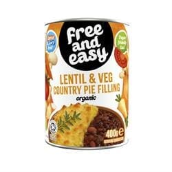 Organic Lentil & Vegetable Country Pie Filling 400g