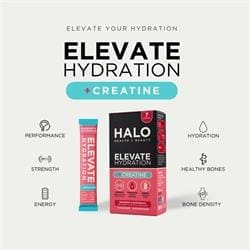 ELEVATE ELECTROLYTES +CREATINE Raspberry & Watermelon 7 Sachets