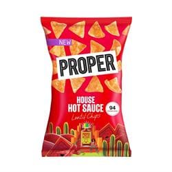 House Hot Sauce Lentil Chips 85g - Pack of 8