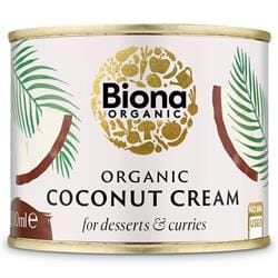 Biona Organic Coconut Cream 200ml - Pack of 2