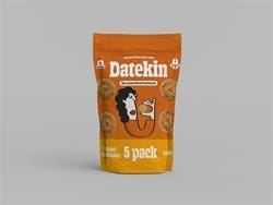 Datekin Caramel Filled Snack Cakes Multipack 5x18g - Pack of 4