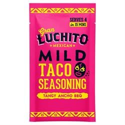 Gran Luchito 'Mild' Ancho BBQ Seasoning Mix 28g - Pack of 10
